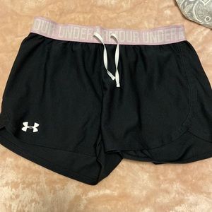 Under Armour Athletic Shorts w/ Pink Band